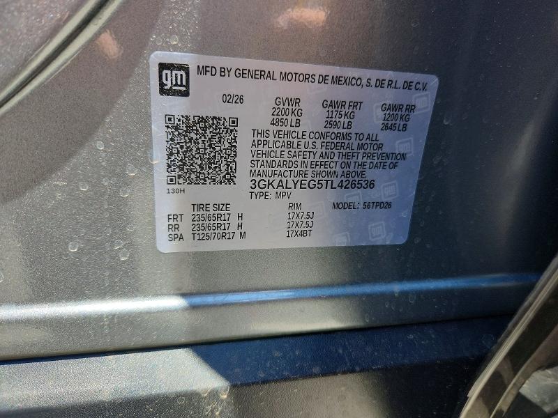Продаж на аукціоні авто 2026 Gmc Terrain At4 Awd, vin: 3GKALYEG5TL426536, номер лоту: 52837586