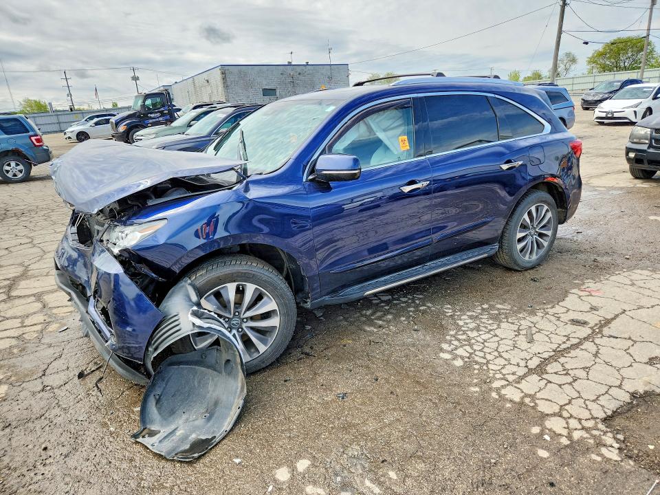 52394116 :رقم المزاد ، 5FRYD4H47GB002246 vin ، 2016 Acura Mdx مزاد بيع
