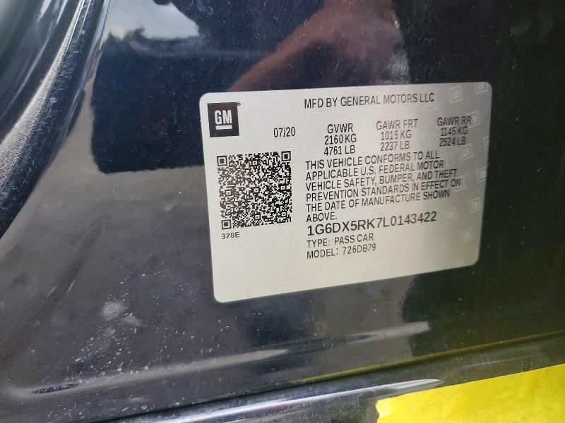 Продажа на аукционе авто 2020 Cadillac Ct5, vin: 1G6DX5RK7L0143422, номер лота: 53833306