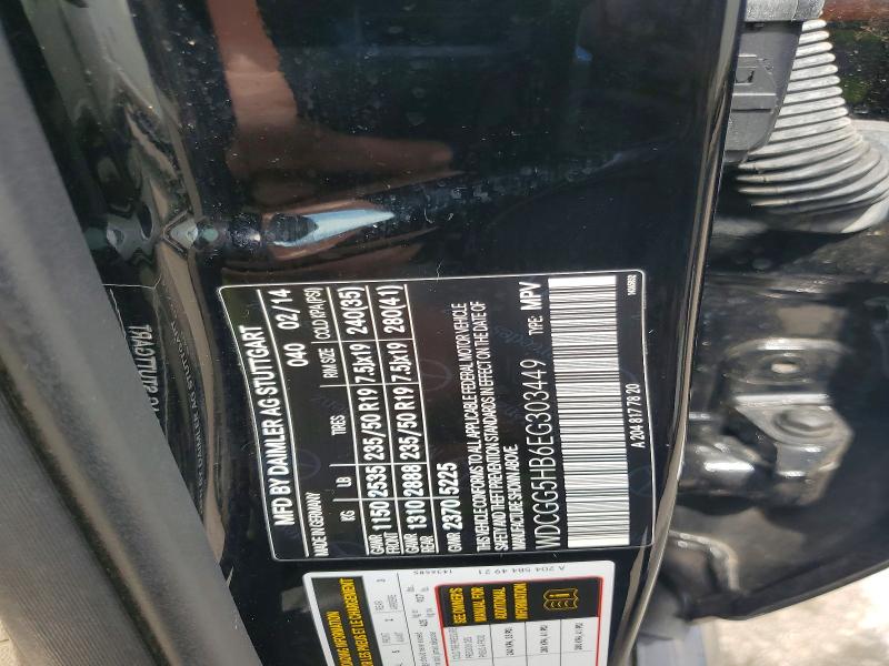 55440646 :رقم المزاد ، WDCGG5HB6EG303449 vin ، 2014 Mercedes-benz Glk مزاد بيع