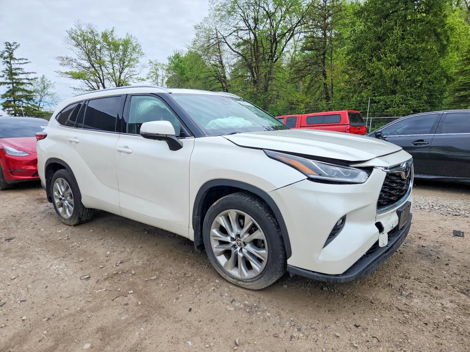 52474326 :رقم المزاد ، 5TDDZRBH1LS012903 vin ، 2020 Toyota Highlander مزاد بيع