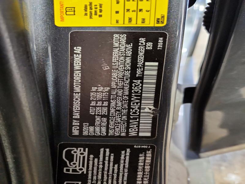 Auction sale of the 2014 Bmw X1, vin: WBAVL1C54EVY13634, lot number: 53176696