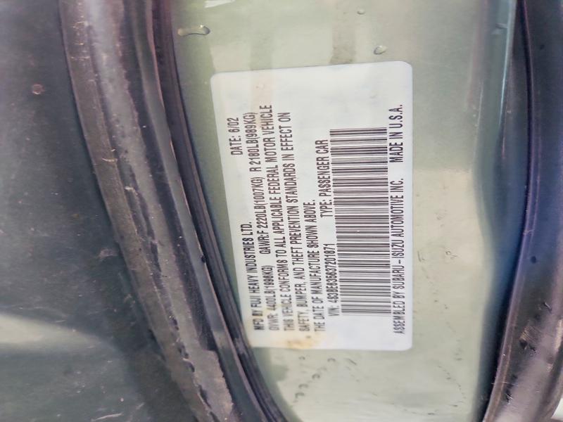 Aukcja sprzedaży 2003 Subaru Legacy, vin: 4S3BE635637201871, numer aukcji: 52512506