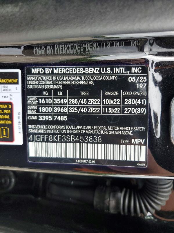 Продажа на аукционе авто 2025 Mercedes-benz Gls, vin: 4JGFF8KE3SB453838, номер лота: 53266996