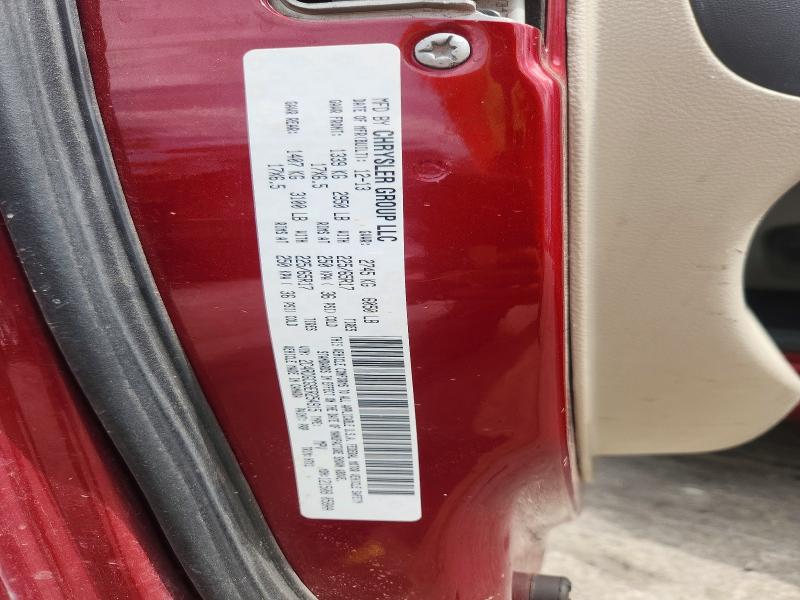 2014 Dodge Grand Caravan მანქანა იყიდება აუქციონზე, vin: 2C4RDGCG9ER254915, აუქციონის ნომერი: 53078616