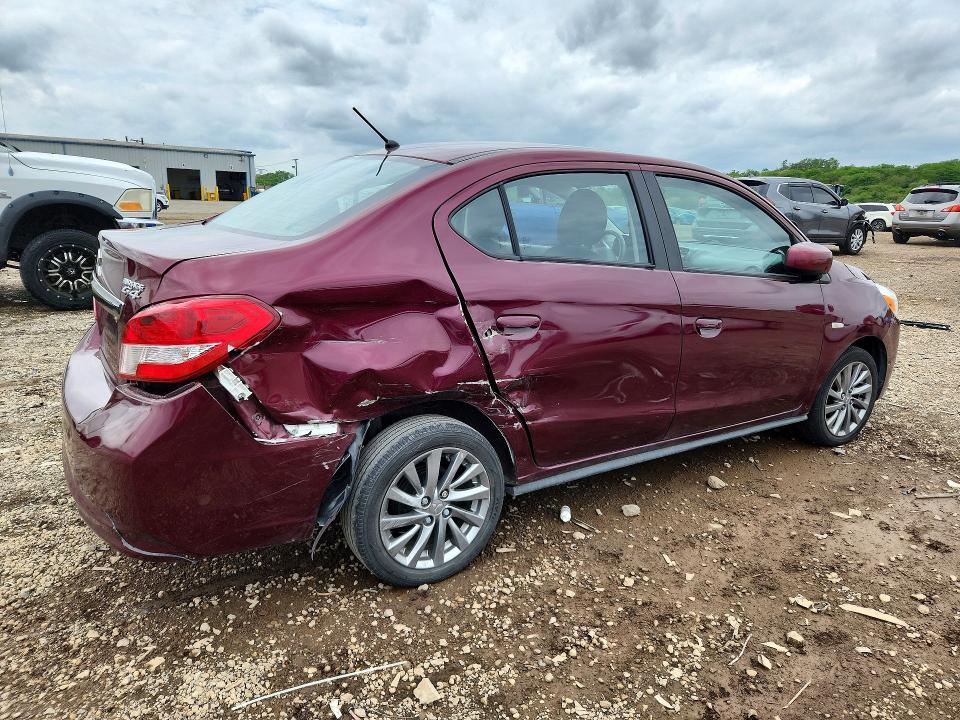 53941756 :رقم المزاد ، ML32F3FJ7KHF09313 vin ، 2019 Mitsubishi Mirage مزاد بيع