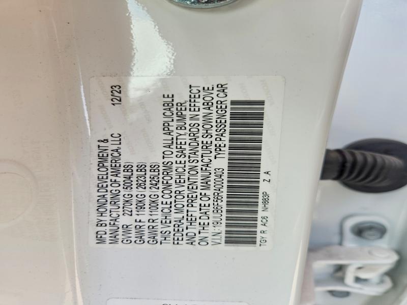 Aukcja sprzedaży 2024 Acura Tlx, vin: 19UUB6F56RA000403, numer aukcji: 52410646