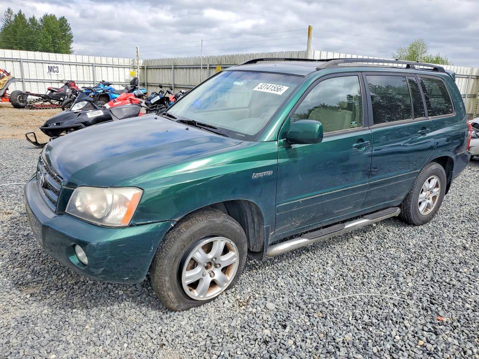 2001 Toyota Highlander მანქანა იყიდება აუქციონზე, vin: JTEHF21A310030272, აუქციონის ნომერი: 53141556