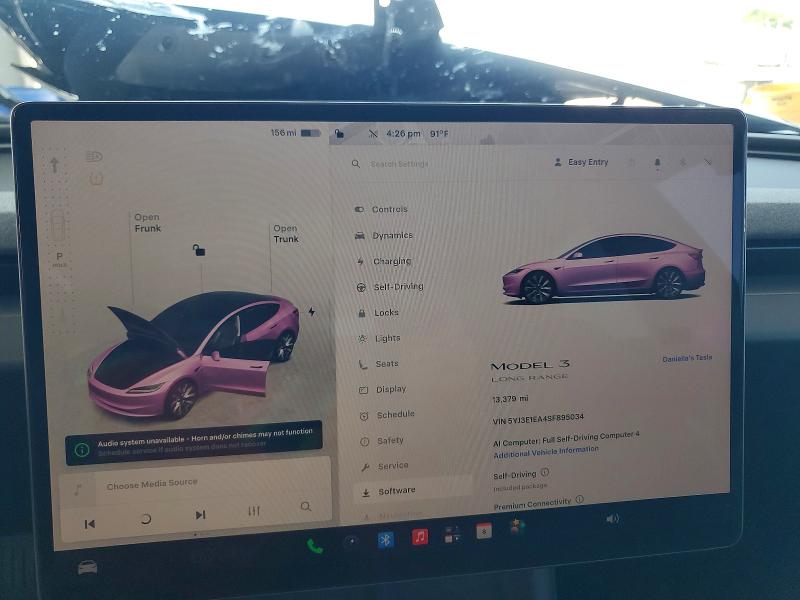 Продажа на аукционе авто 2025 Tesla Model 3, vin: 5YJ3E1EA4SF895034, номер лота: 52680886