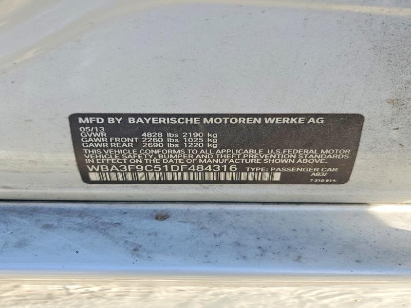 Продажа на аукционе авто 2013 Bmw Activehybrid 3, vin: WBA3F9C51DF484316, номер лота: 52408296