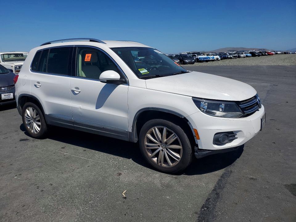 2013 Volkswagen Tiguan მანქანა იყიდება აუქციონზე, vin: WVGBV3AXXDW601034, აუქციონის ნომერი: 55138146