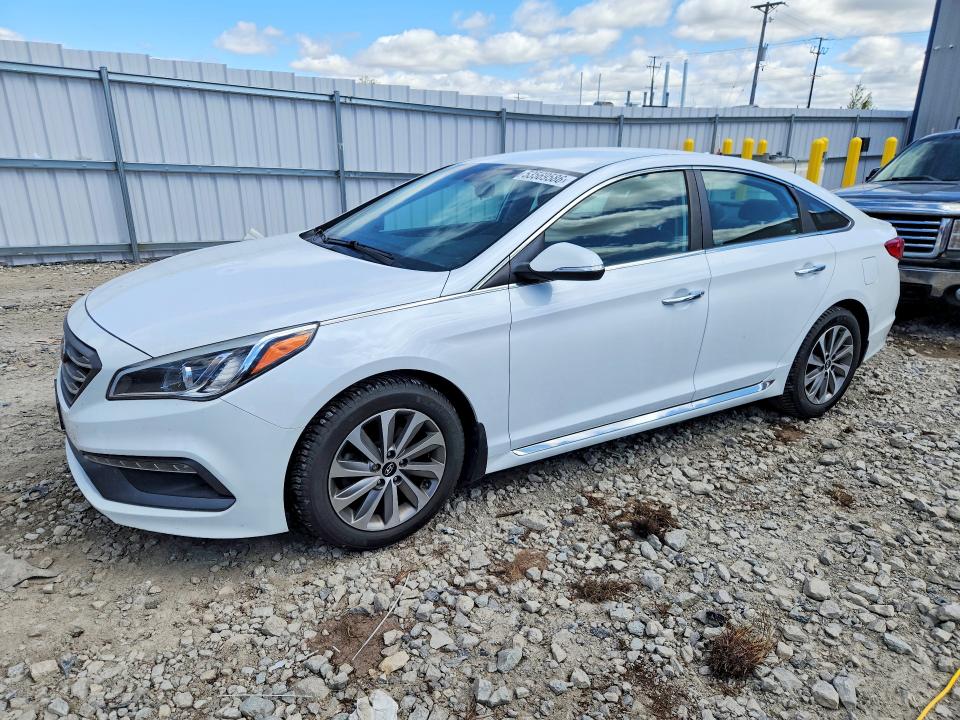 2015 Hyundai Sonata მანქანა იყიდება აუქციონზე, vin: 5NPE34AF3FH149683, აუქციონის ნომერი: 53569586