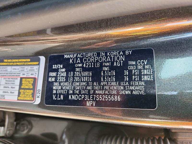 Продаж на аукціоні авто 2025 Kia Niro, vin: KNDCP3LE7S5255686, номер лоту: 53121356