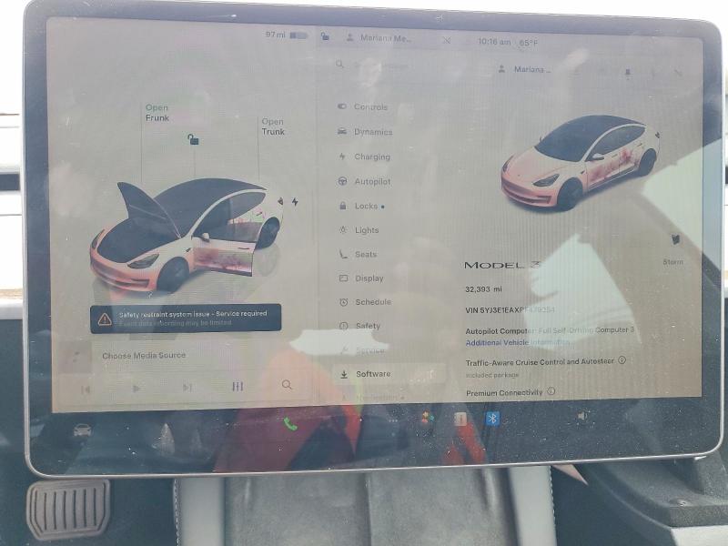 2023 Tesla Model 3 მანქანა იყიდება აუქციონზე, vin: 5YJ3E1EAXPF479254, აუქციონის ნომერი: 53245696