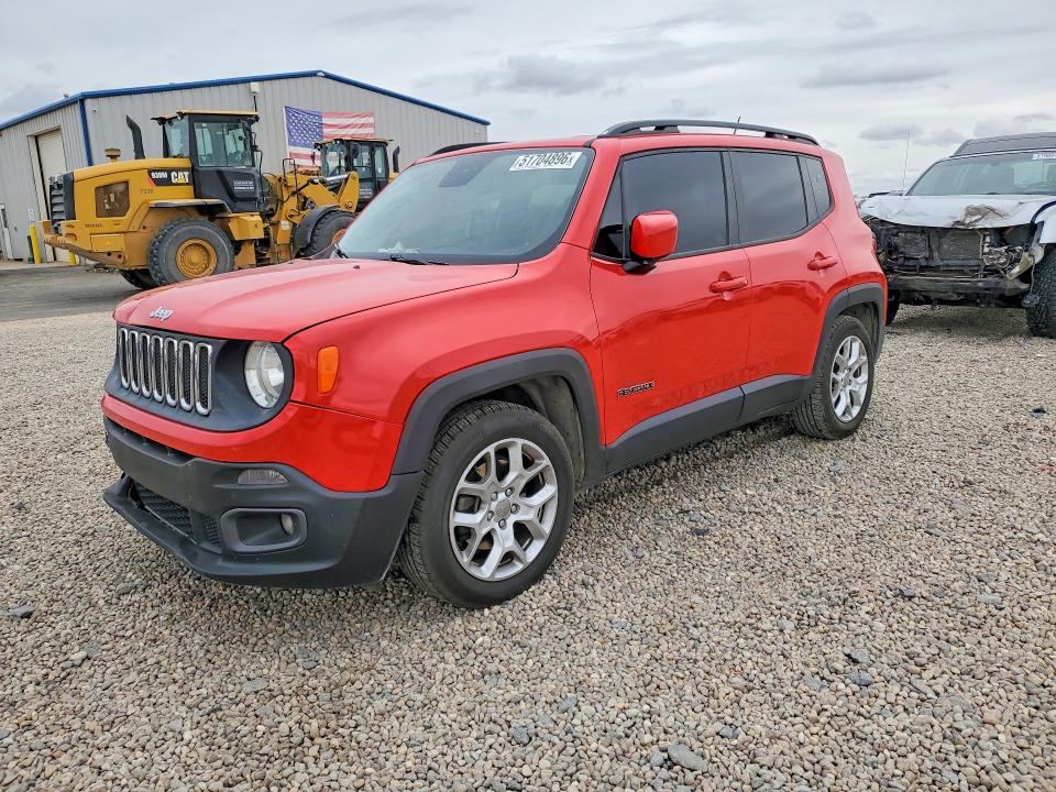 Продаж на аукціоні авто 2016 Jeep Renegade, vin: ZACCJABTXGPE13247, номер лоту: 51704896