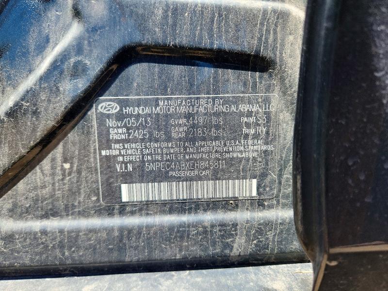 Продажа на аукционе авто 2014 Hyundai Sonata, vin: 5NPEC4ABXEH845811, номер лота: 55585296