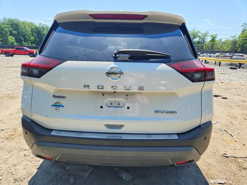 2021 Nissan Rogue მანქანა იყიდება აუქციონზე, vin: JN8AT3BBXMW219616, აუქციონის ნომერი: 53710096