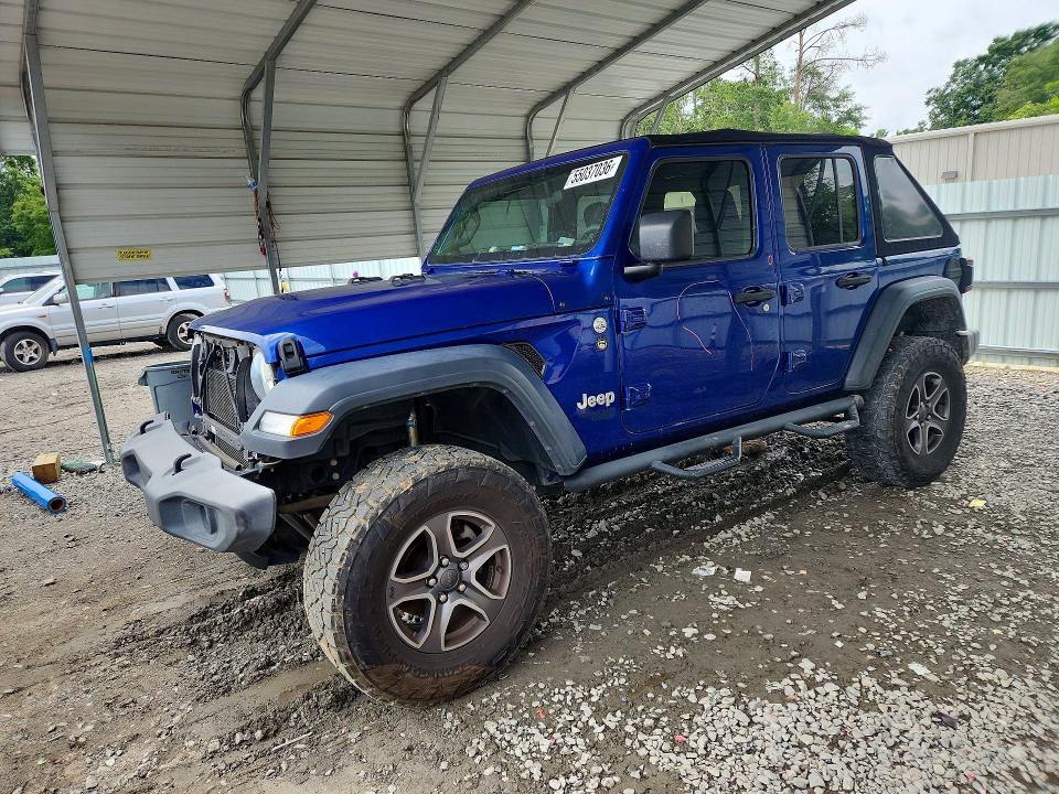 55037036 :رقم المزاد ، 1C4HJXDN9JW206253 vin ، 2018 Jeep Wrangler Unlimited مزاد بيع