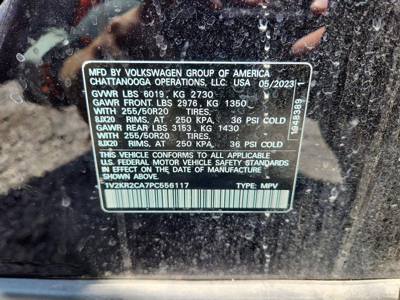 Aukcja sprzedaży 2023 Volkswagen Atlas, vin: 1V2KR2CA7PC556117, numer aukcji: 55384886