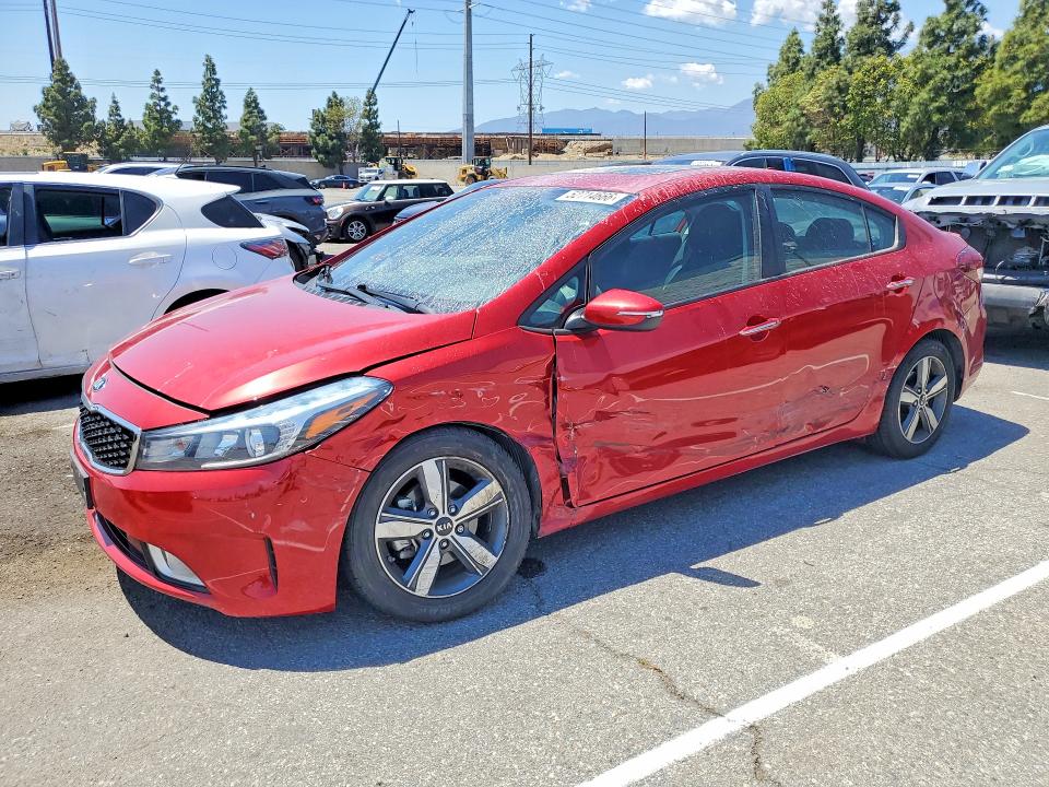 52714666 :رقم المزاد ، 3KPFL4A76JE228663 vin ، 2018 Kia Forte مزاد بيع