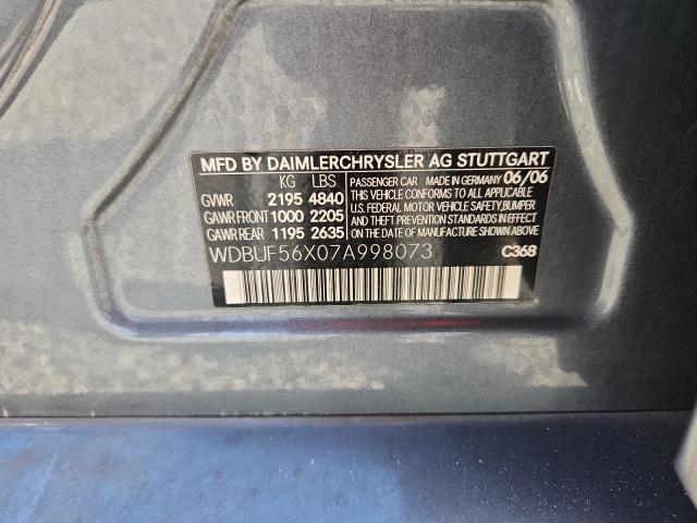 Продаж на аукціоні авто 2007 Mercedes-benz E, vin: WDBUF56X07A998073, номер лоту: 53553466