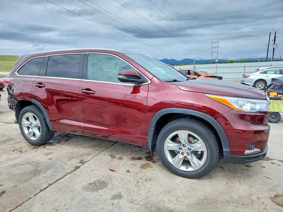 54807156 :رقم المزاد ، 5TDDKRFH1ES061942 vin ، 2014 Toyota Highlander مزاد بيع