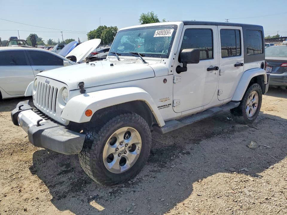 54092656 :رقم المزاد ، 1C4BJWEG0EL212501 vin ، 2014 Jeep Wrangler Unlimited مزاد بيع