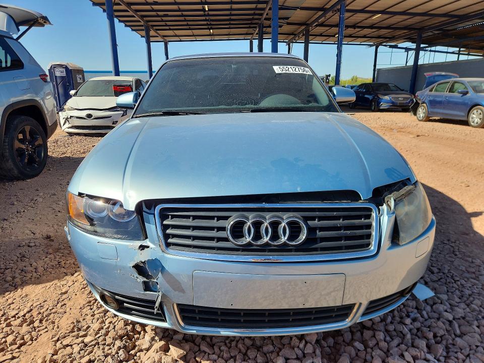 Auction sale of the 2003 Audi A4, vin: WAUAT48H43K010324, lot number: 55212756