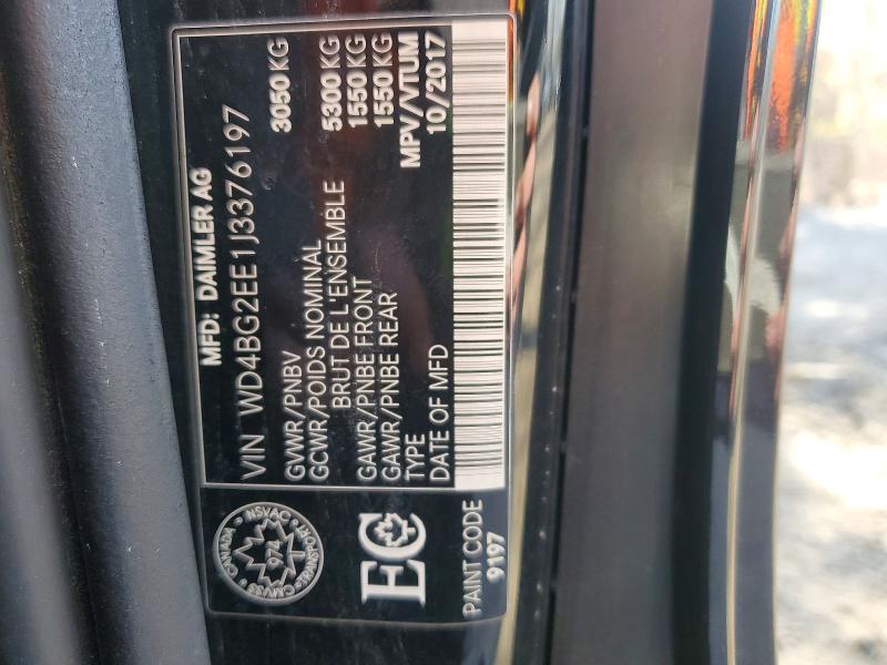 Aukcja sprzedaży 2018 Mercedes-benz Metris, vin: WD4BG2EE1J3376197, numer aukcji: 50738976