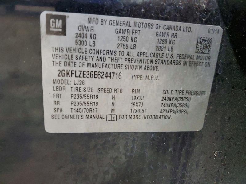 52351966 :رقم المزاد ، 2GKFLZE36E6244716 vin ، 2014 Gmc Terrain مزاد بيع