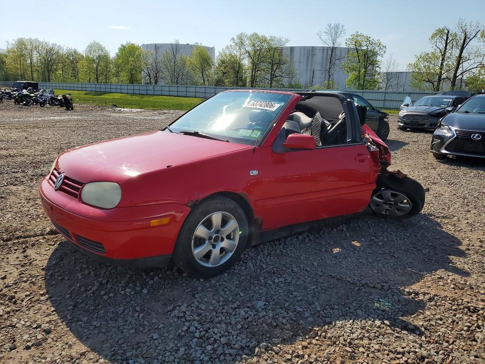 53742806 :رقم المزاد ، 3VWDC21V91M816926 vin ، 2001 Volkswagen Cabrio مزاد بيع