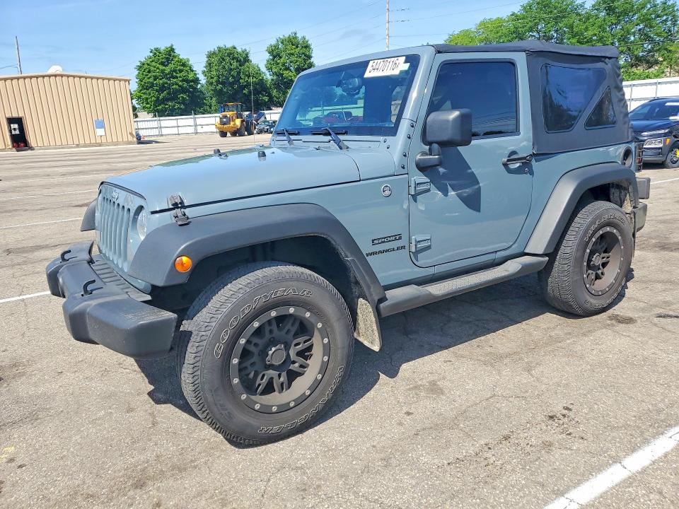 Aukcja sprzedaży 2015 Jeep Wrangler, vin: 1C4AJWAG2FL545883, numer aukcji: 54470116