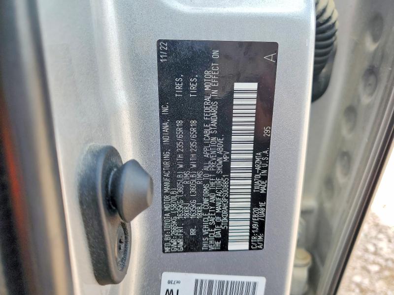 2023 Toyota Highlander მანქანა იყიდება აუქციონზე, vin: 5TDKDRAH3PS008851, აუქციონის ნომერი: 54867026