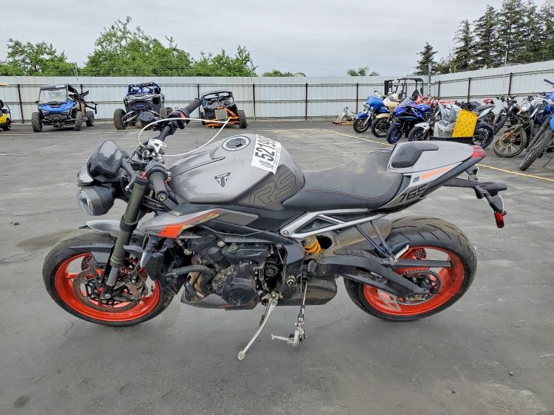 52199546 :رقم المزاد ، SMTA614K4RTBK1117 vin ، 2024 Triumph Motorcycle Street Triple مزاد بيع