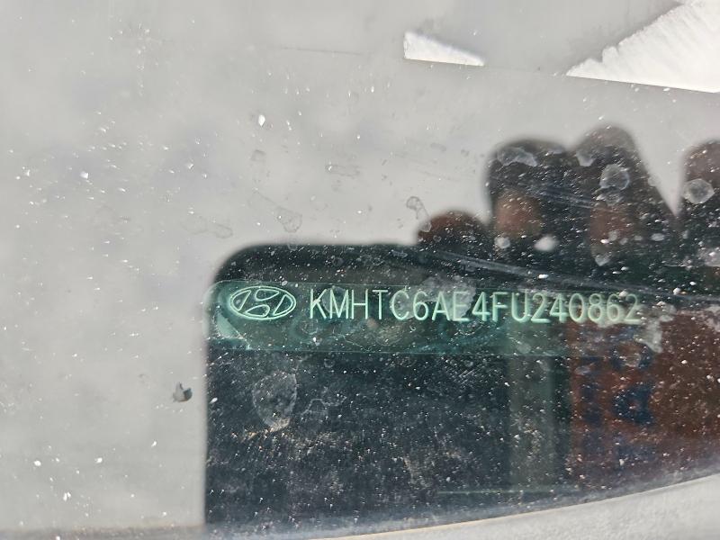 2015 Hyundai Veloster მანქანა იყიდება აუქციონზე, vin: KMHTC6AE4FU240862, აუქციონის ნომერი: 54604256