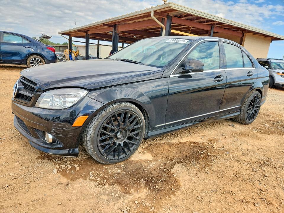 2009 Mercedes-benz C მანქანა იყიდება აუქციონზე, vin: WDDGF54X49F231310, აუქციონის ნომერი: 53600236