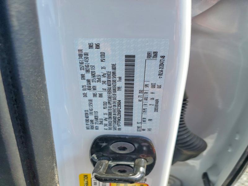 2025 Ford F150 მანქანა იყიდება აუქციონზე, vin: 1FTFW3LD9SFC35604, აუქციონის ნომერი: 52828106