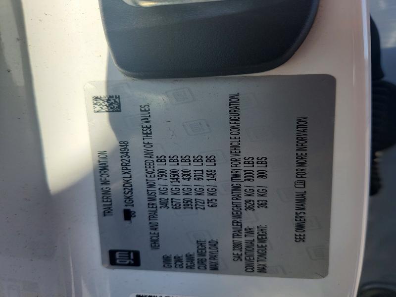 Продаж на аукціоні авто 2023 Gmc Yukon, vin: 1GKS2DKLXPR234948, номер лоту: 54348786