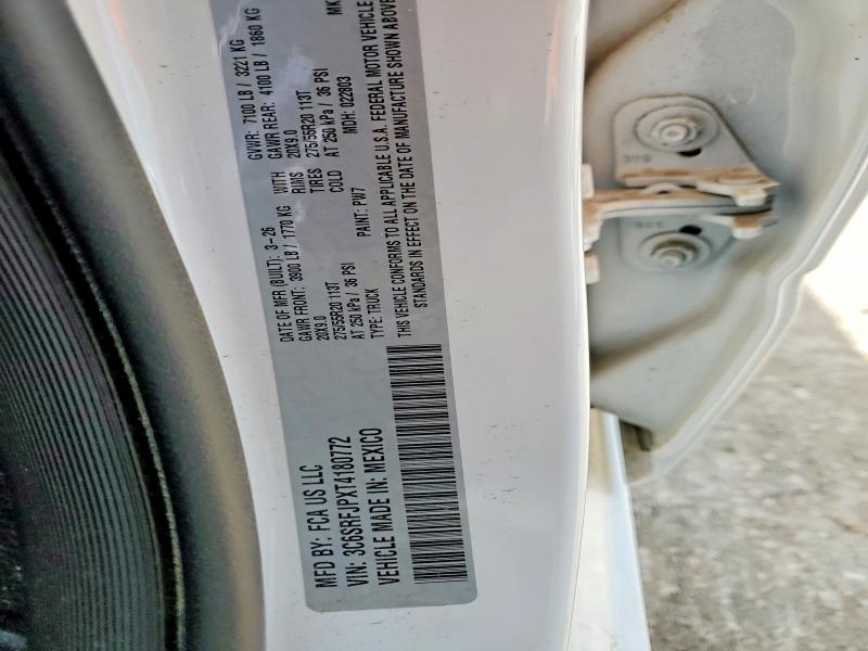 52962036 :رقم المزاد ، 3C6SRFJPXT4180772 vin ، 2026 Ram 1500 مزاد بيع