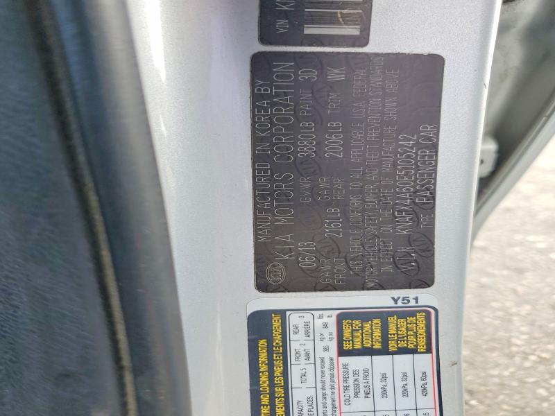 Aukcja sprzedaży 2014 Kia Forte, vin: KNAFX4A60E5105242, numer aukcji: 54173776