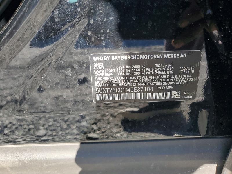 Aukcja sprzedaży 2021 Bmw X3, vin: 5UXTY5C01M9E37104, numer aukcji: 52449066