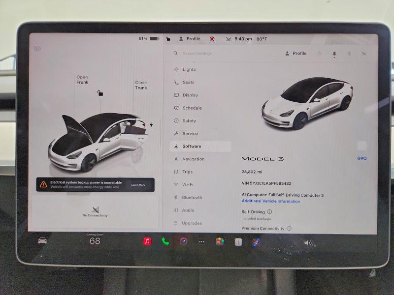 Продаж на аукціоні авто 2023 Tesla Model 3, vin: 5YJ3E1EA5PF585482, номер лоту: 52450776