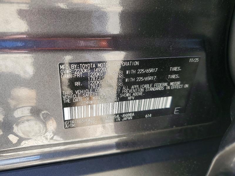 Продаж на аукціоні авто 2025 Toyota Rav4 Hybrid, vin: JTMRWRFV2SJ089161, номер лоту: 53746656