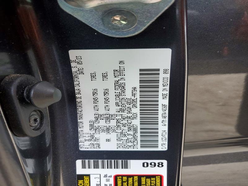 Aukcja sprzedaży 2023 Toyota Tacoma, vin: 3TMCZ5AN5PM600837, numer aukcji: 53559826