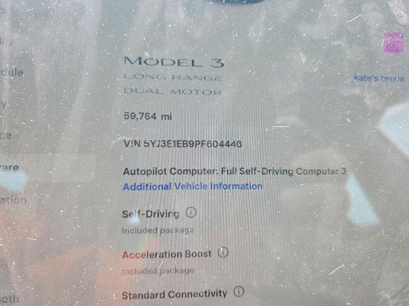 Aukcja sprzedaży 2023 Tesla Model 3, vin: 5YJ3E1EB9PF604446, numer aukcji: 54113526