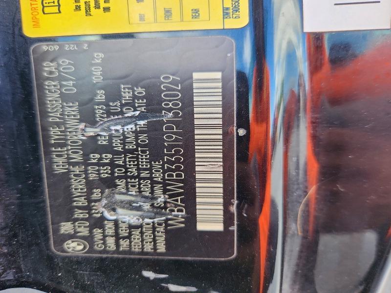 Продажа на аукционе авто 2009 Bmw 328, vin: WBAWB33519P138029, номер лота: 54418786