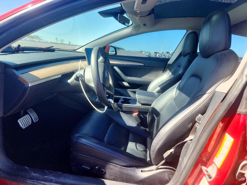 53061746 :رقم المزاد ، 5YJ3E1ECXMF050807 vin ، 2021 Tesla Model 3 مزاد بيع