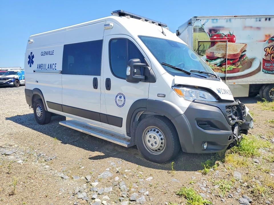 2024 Ram Promaster 2500 მანქანა იყიდება აუქციონზე, vin: 3C6LRVDG3RE141373, აუქციონის ნომერი: 52705756