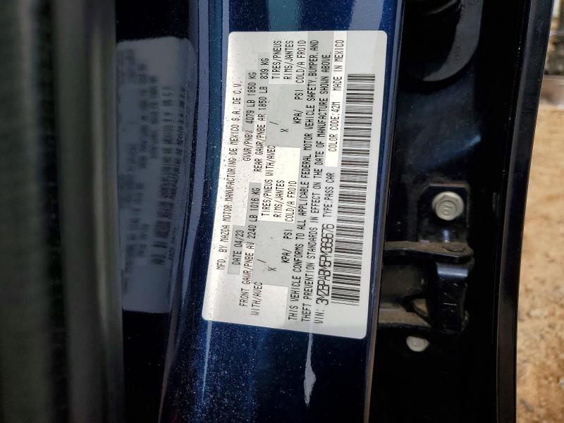 52996306 :رقم المزاد ، 3MZBPABM5PM369676 vin ، 2023 Mazda 3 مزاد بيع