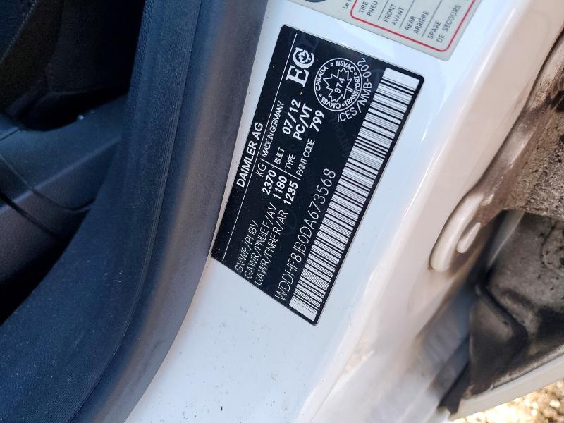 Продажа на аукционе авто 2013 Mercedes-benz E, vin: WDDHF8JB0DA673568, номер лота: 54145306